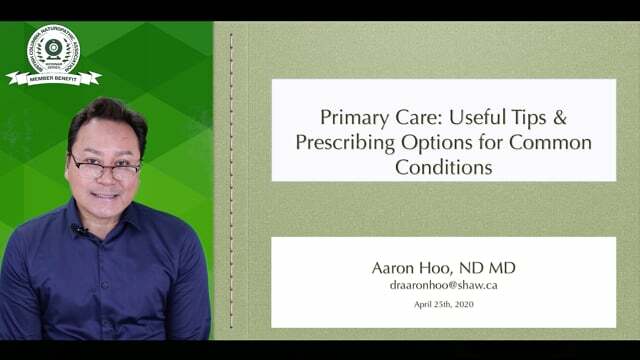 Primary Care: Useful Tips & Prescribing Options for Common Conditions – Dr. Aaron Hoo